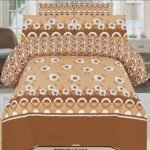 Flowers Printed Bed Sheet With 2 Pillow Covers