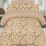 Beautiful Design Printed Bed Sheet With 2 Pillow Covers