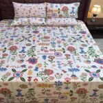 Beautiful Printed Bed Sheet With 2 Pillow Covers