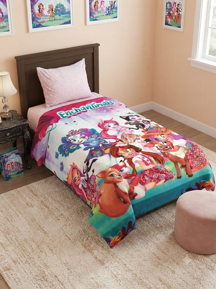 Enchantimals Character Kids Bed Sheet Enchantimals Character Kids Bed Sheet