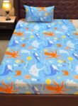 Fish Character Kids Bed Sheet