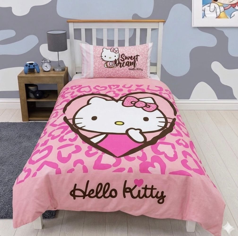 Hello Kitty Kids Bed Sheet (2) Hello Kitty Kids Bed Sheet