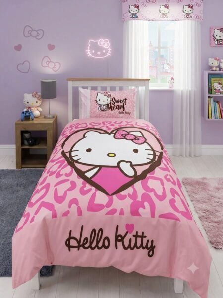 Hello Kitty 'Sweet Dream' Pink Heart Bedding Set