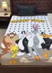 Looney Tunes Character Kids Bed Sheet