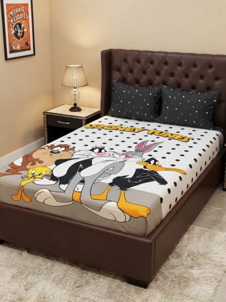 Looney Tunes Character Kids Bed Sheet