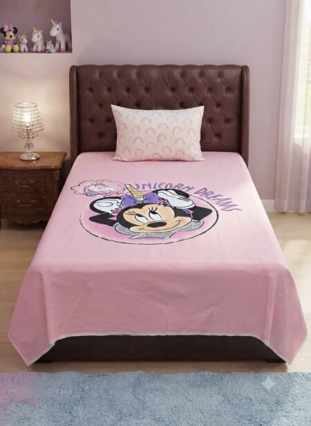 Magical Minnie Mouse Kids Bed Sheet
