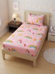 Magical Unicorn & Rainbow Theme Kids Bed Sheet