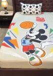 Mickey Mouse Character Kids Bed Sheet