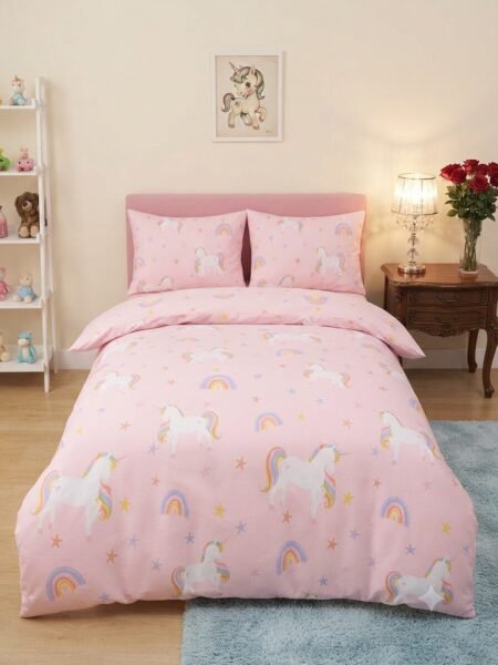 Pastel Rainbow & Unicorn Bedding Collection