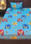Sonic Character Kids Bed Sheet