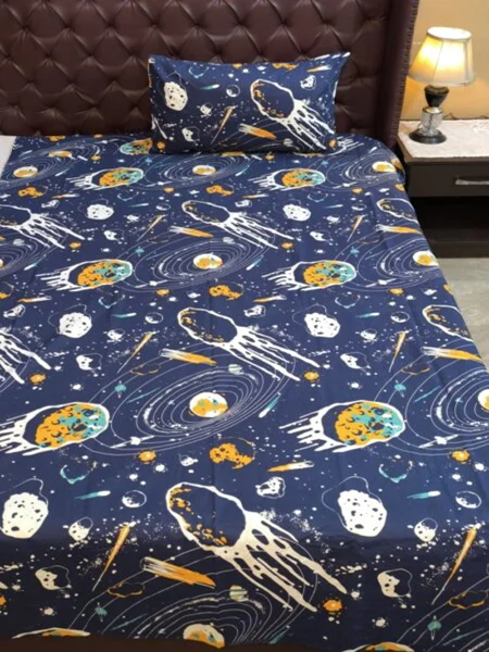 Space Kids Bed Sheet