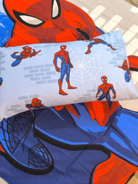 Spider Man Character Kids Bed Sheet