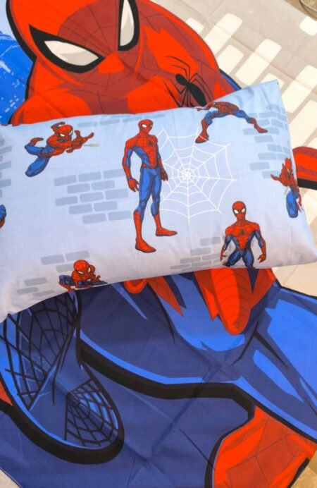Spider Man Character Kids Bed Sheet