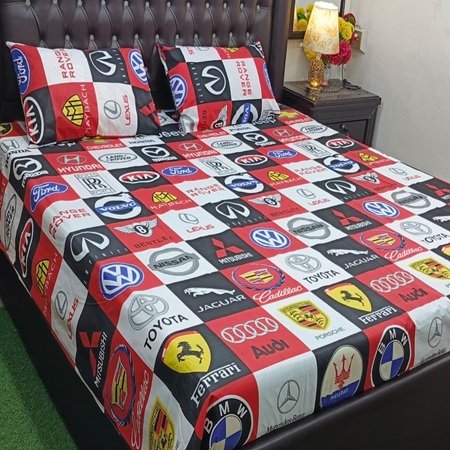 Cotton Printed Bed Sheet GN Design