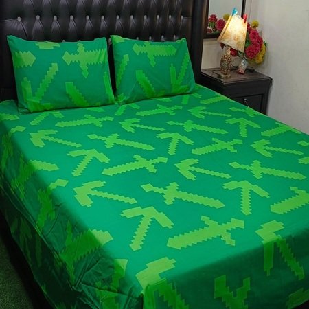 Cotton Printed Bed Sheet GN Design