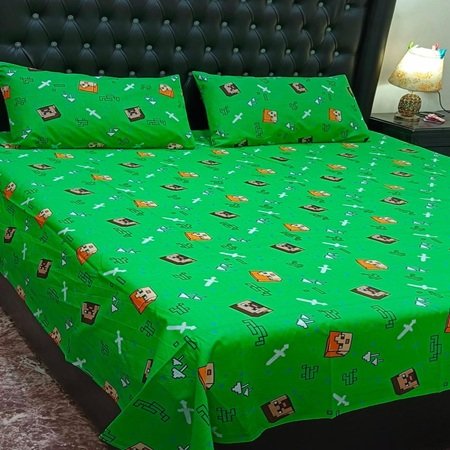 Cotton Printed Bed Sheet GN Design