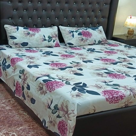 Cotton Printed Bed Sheet GN Design