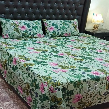 Cotton Printed Bed Sheet GN Design