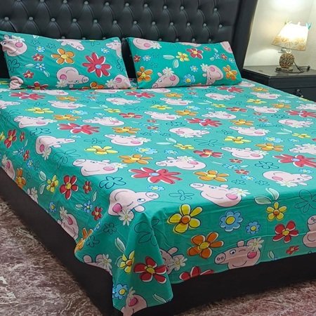 Cotton Printed Bed Sheet GN Design