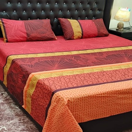 Cotton Printed Bed Sheet GN Design