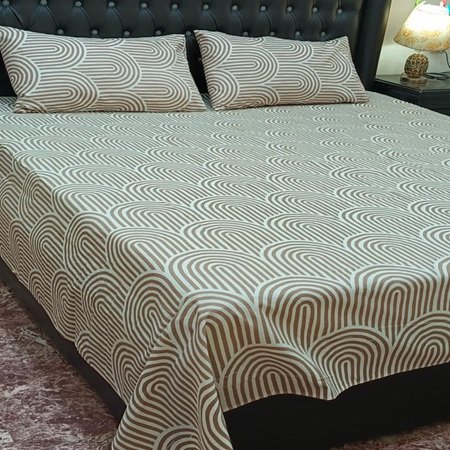 Cotton Printed Bed Sheet GN Design
