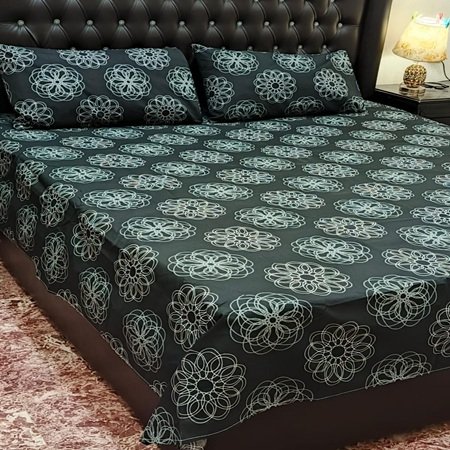 Cotton Printed Bed Sheet GN Design