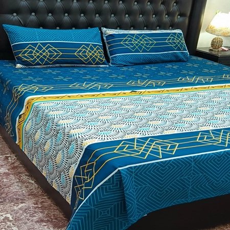 Cotton Printed Bed Sheet GN Design