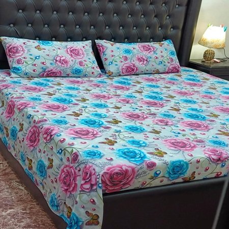 Cotton Printed Bed Sheet GN Design