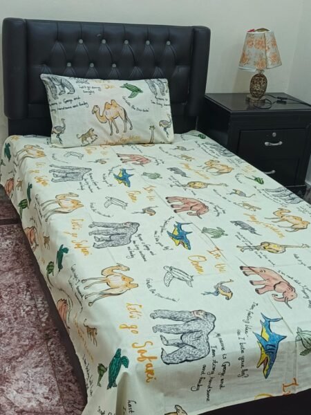 Kids Bed Sheet GN Design