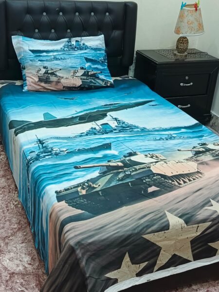 Kids Bed Sheet GN Design