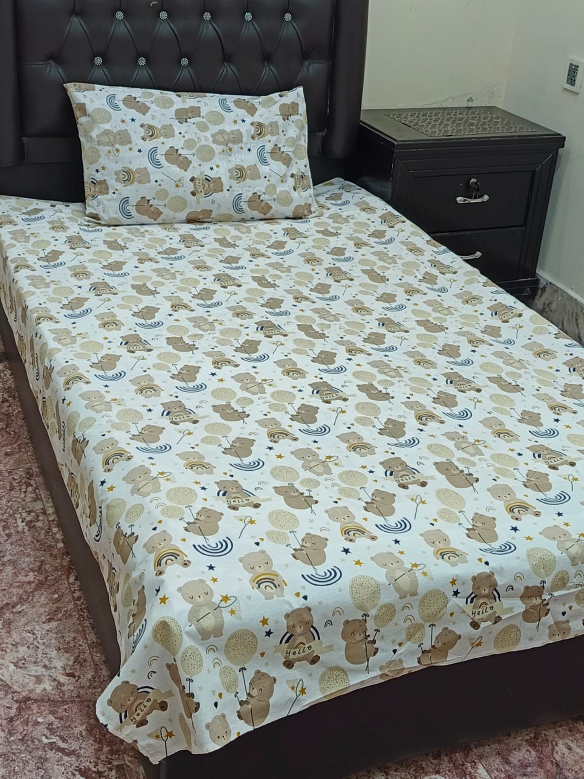 Kids Bed Sheet GN Design Kids Bed Sheet GN Design