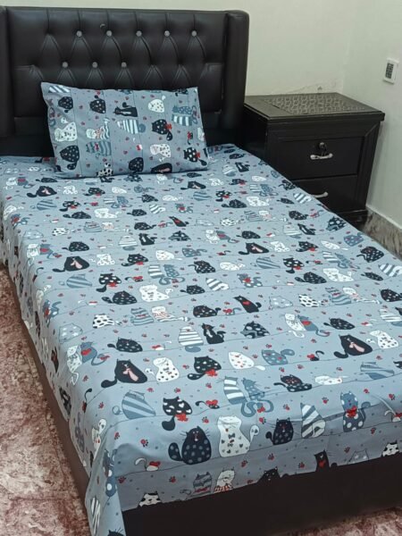 Kids Bed Sheet GN Design