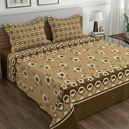 Beautiful Printed Bed Sheet With 2 Pillow Covers