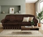 Dark Brown Sofa Cover
