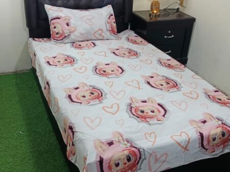 Kids Bed Sheet GN Design