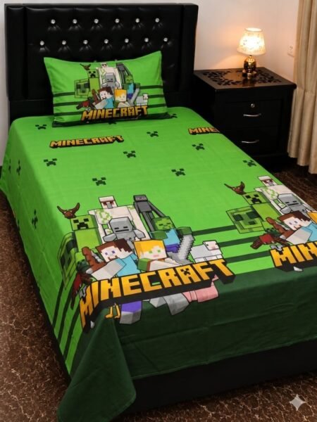 Kids Bed Sheet GN Design
