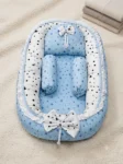 Baby Blue Star Print Nest