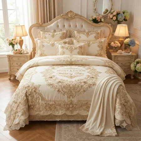 Bridal Wedding Bed Sheet Set