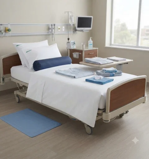 Hospital Bed Sheet and Accessories