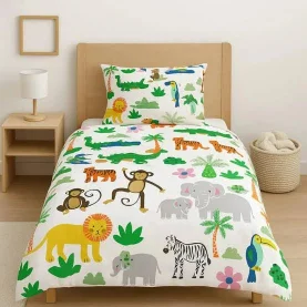 Jungle Safari Heritage Print Bed Sheet Set