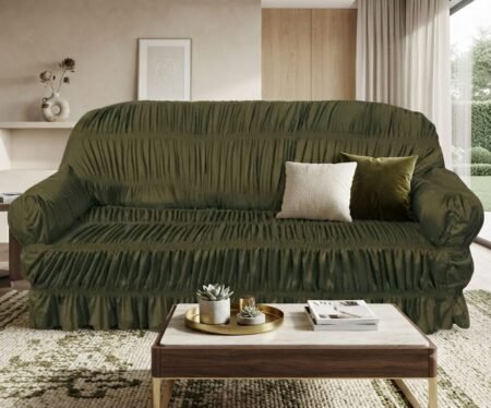 Mehndi Brown Sofa Cover