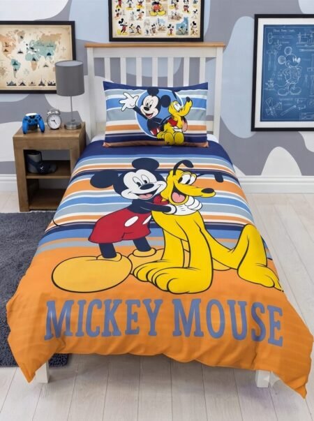 Mickey Mouse Kids Bed Sheet