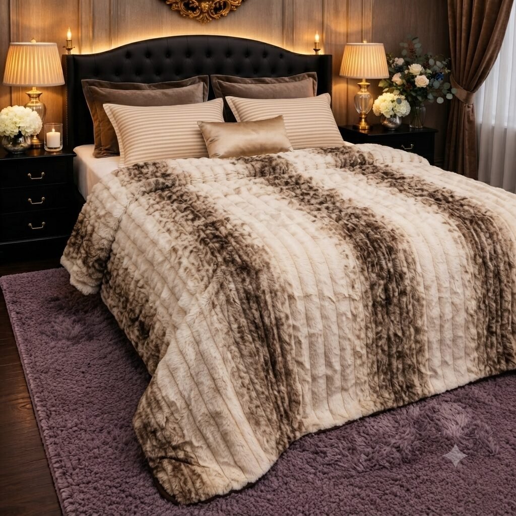 Premium Luxury Plush Blanket – Sandstone Marble Premium Luxury Plush Blanket – Sandstone Marble