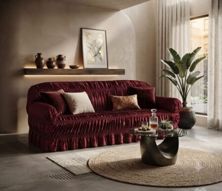 Red Sofa Cover