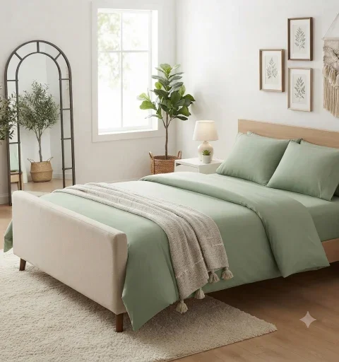 Solid Color Plain Bed Sheets