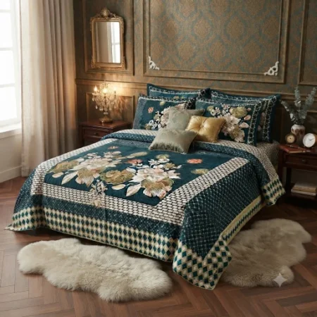 Velvet Jacquard Bedsheets