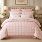 Blossom Pink Floral Printed Bedsheet Set
