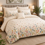 Floral Meadow Garden Premium Bed Sheet Set