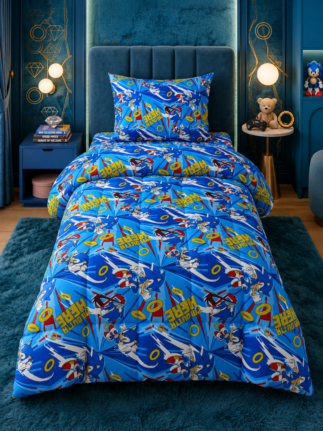 Kids Astronaut Bed Sheet Kids Space Astronaut Bed Sheet