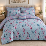 Ocean Breeze Floral Luxury Bed Sheet Set